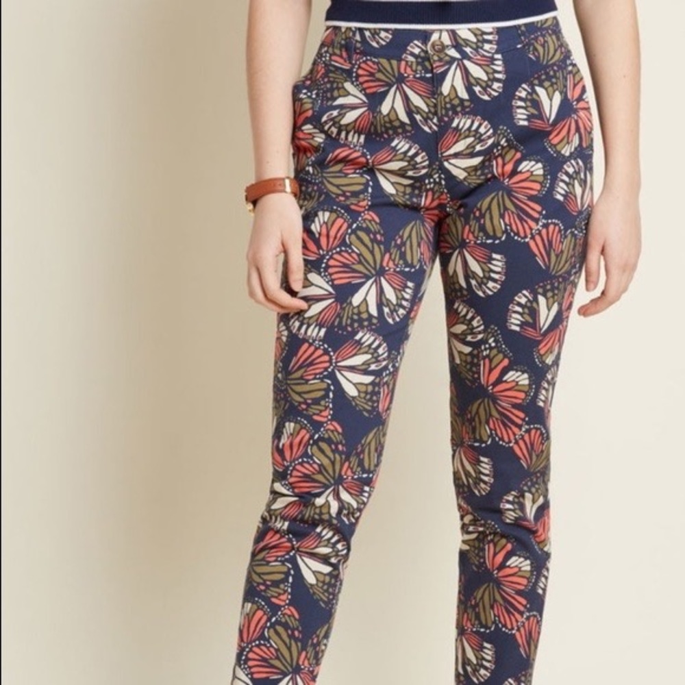 Modcloth Legendary Lifestyle Butterfly Pants